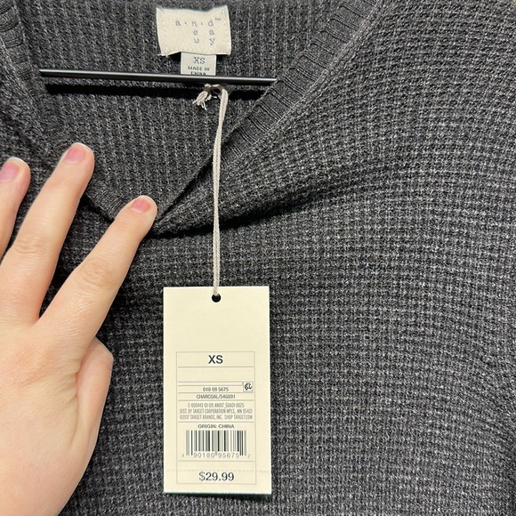 A New Day Womens Sweater Dress with Long Sleeves Size XS Gray NWT - Picture 2 of 5